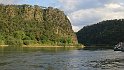 In St. Goar gegenüber der Loreley findet der 11. Tag auf dem Campingplatz sein Ende